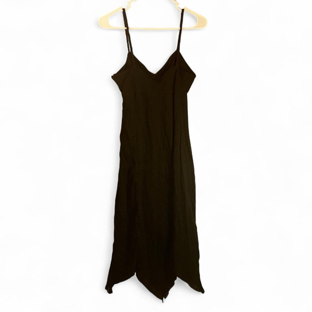 Free People Black Dress With Brajded Straps Size 8 - Picture 4 of 9